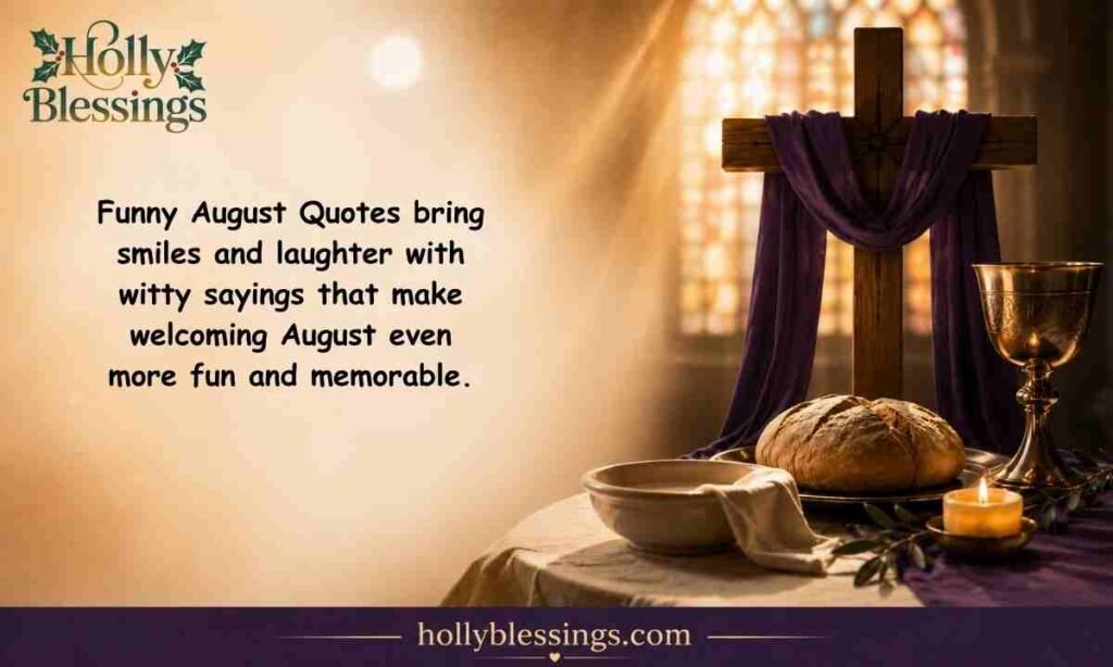 Funny August Quotes