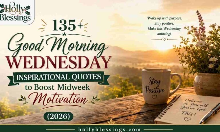 Good Morning Wednesday Inspirational Quotes