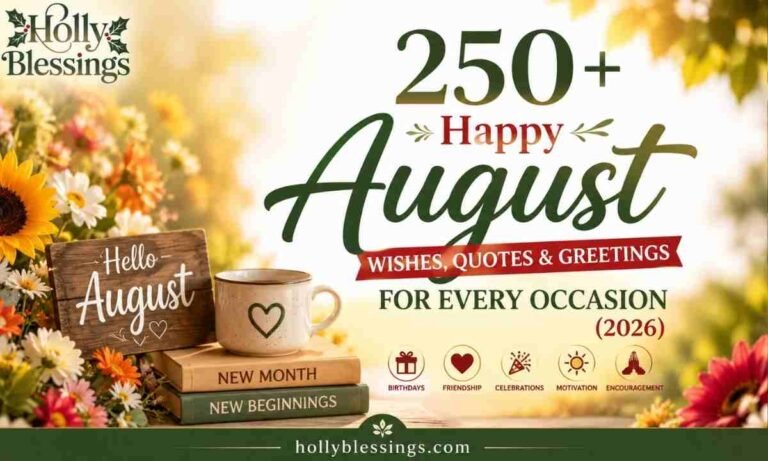 Happy August Wishes
