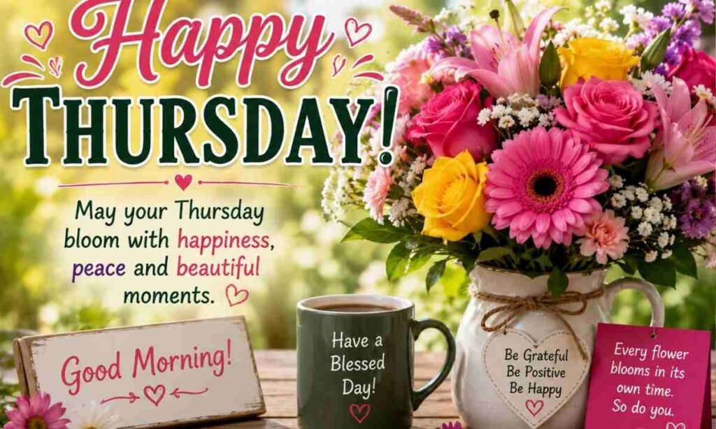 Happy Thursday Flowers Images
