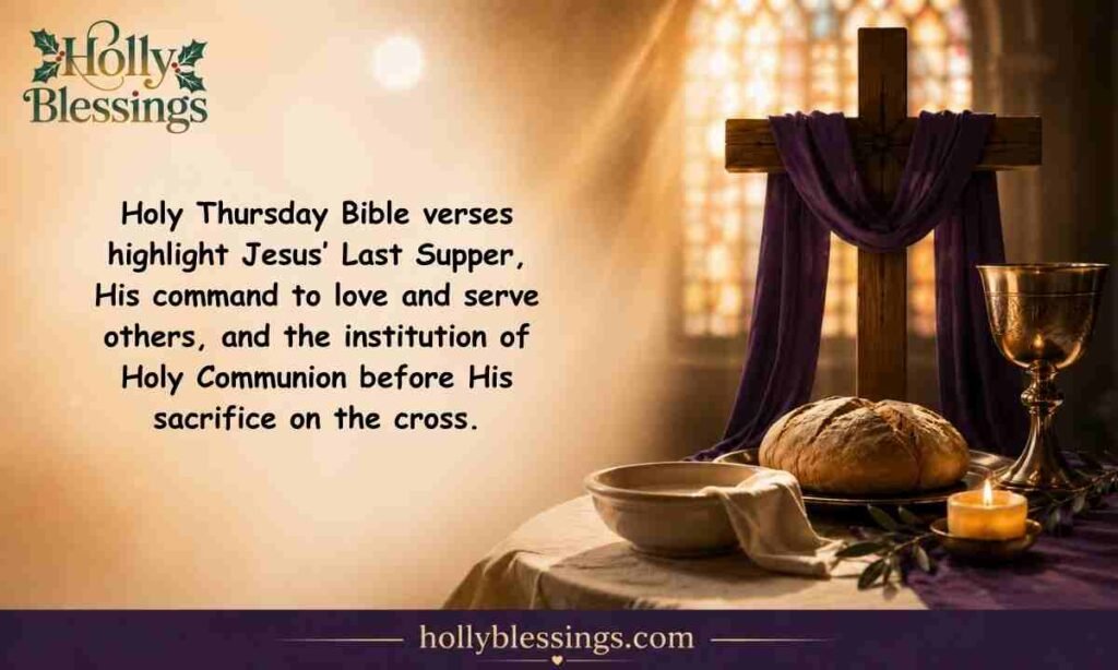 Holy Thursday Bible Verses