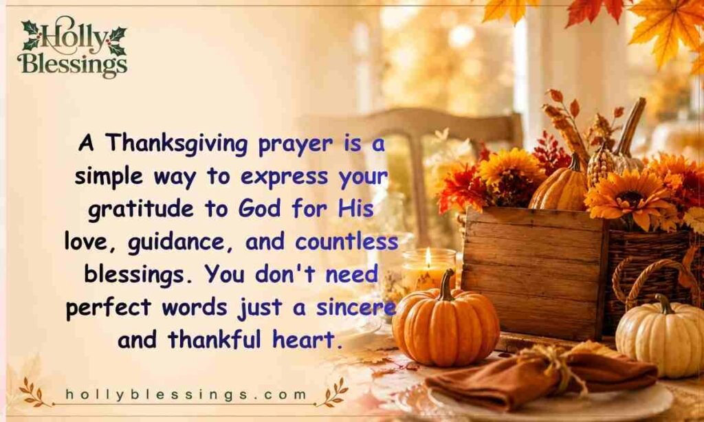 How to Pray a Thanksgiving Prayer