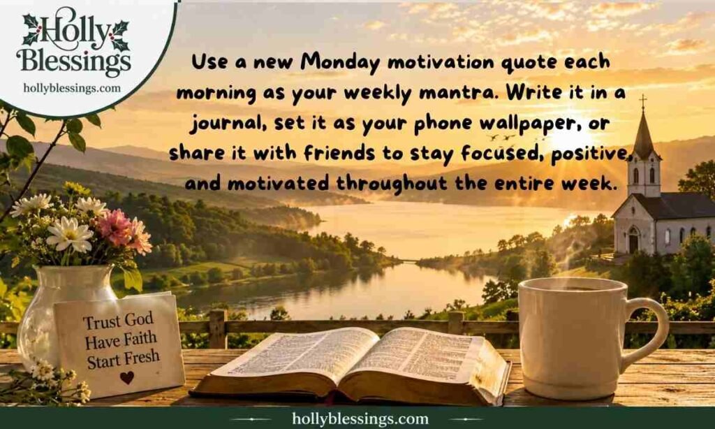 How to Use Monday Motivation Quotes to Stay Inspired All Week