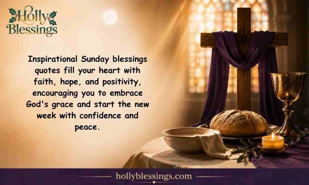 Inspirational Sunday Blessings Quotes