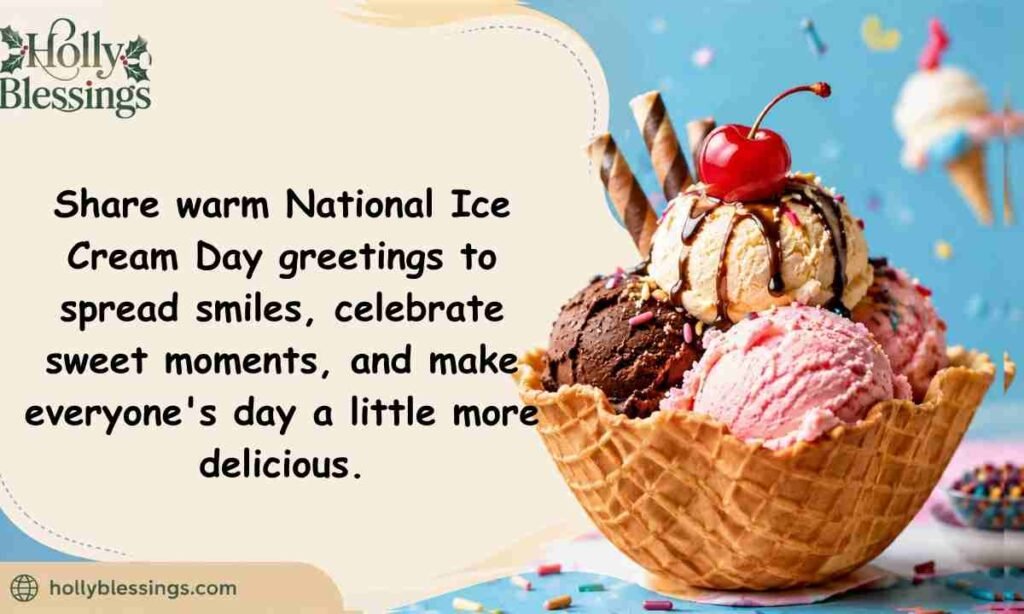 National Ice Cream Day Greetings