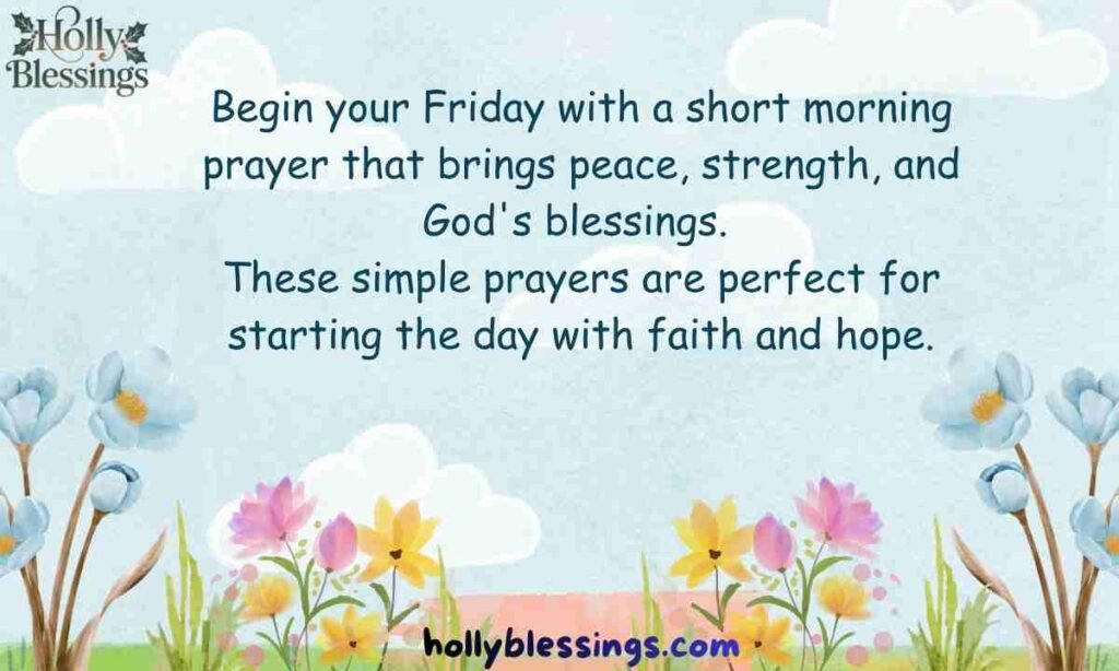 Short Friday Morning Prayer