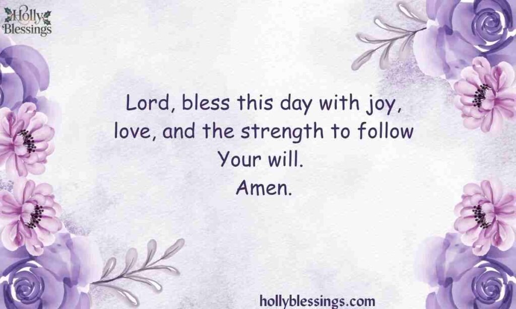 Short Sunday Morning Prayer