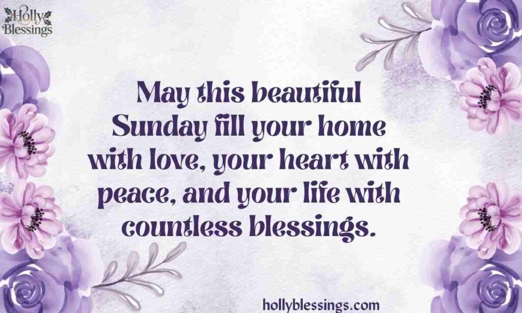 Sunday Morning Blessings for Health, Healing, and Peace