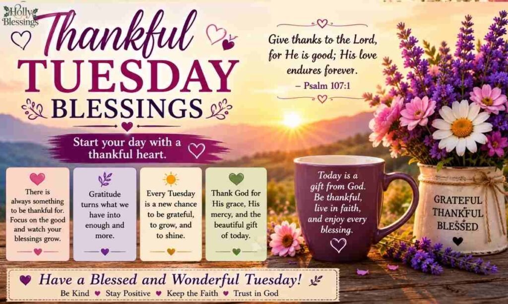THANKFUL TUESDAY BLESSINGS IMAGES AND QUOTES