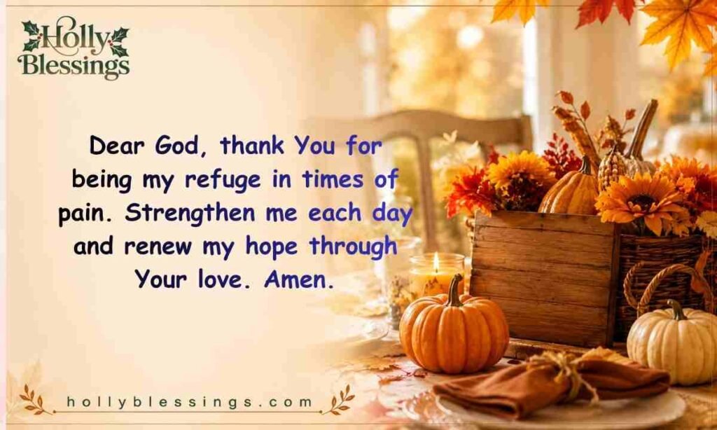 Thanksgiving Prayer for Healing