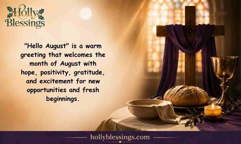 What Does Hello August Mean