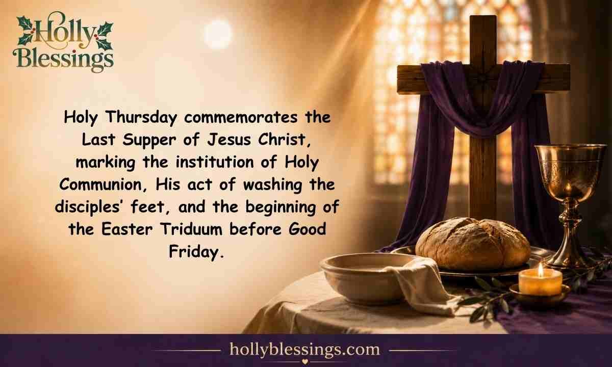 What Is Holy Thursday (Meaning, History & Biblical Significance)